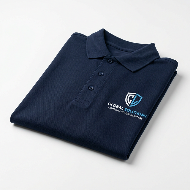 Премиум новогодний подарочный набор с поло и ветровкой в тубусе с золотым тиснением